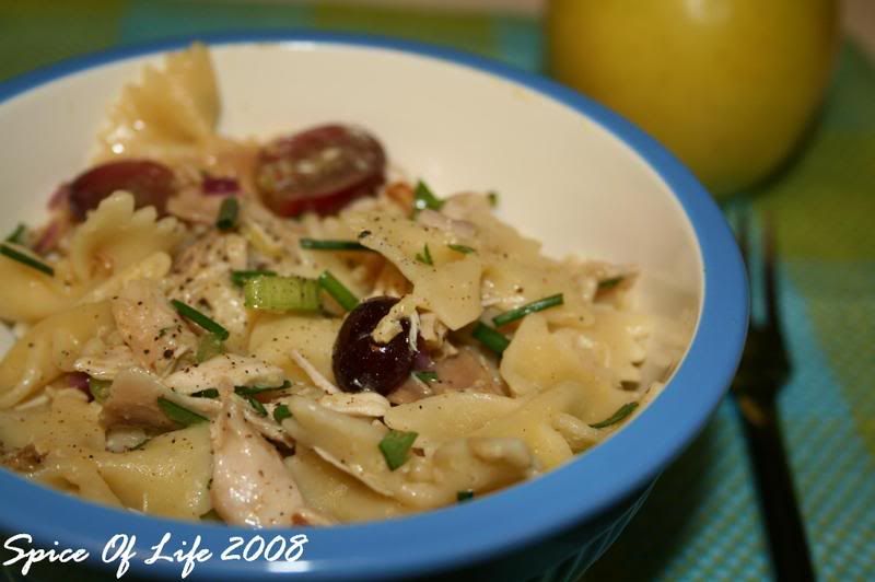 Spice Of Life Roasted Chicken With Bow Tie (Farfalle) Pasta Salad